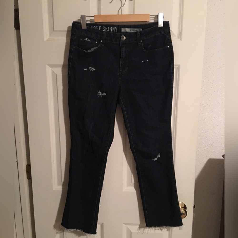 DNKY Soho Skinny Blue Jeans. Size 12.